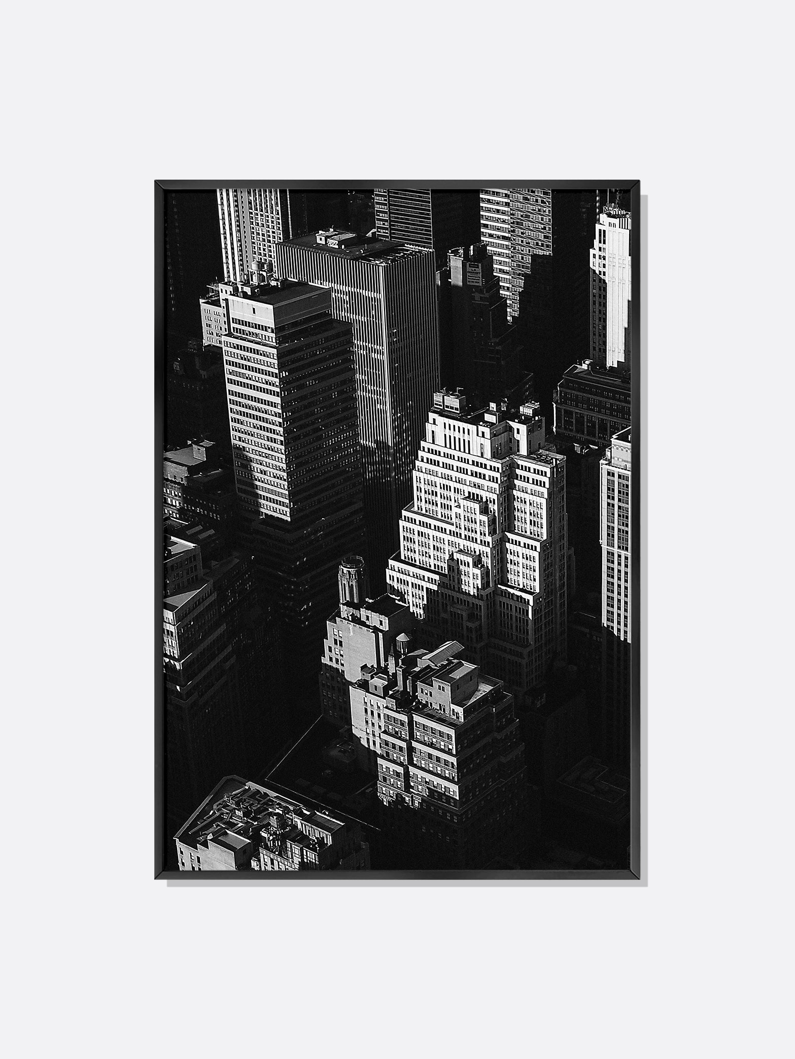 흑백 도시 풍경 뉴욕 빌딩숲