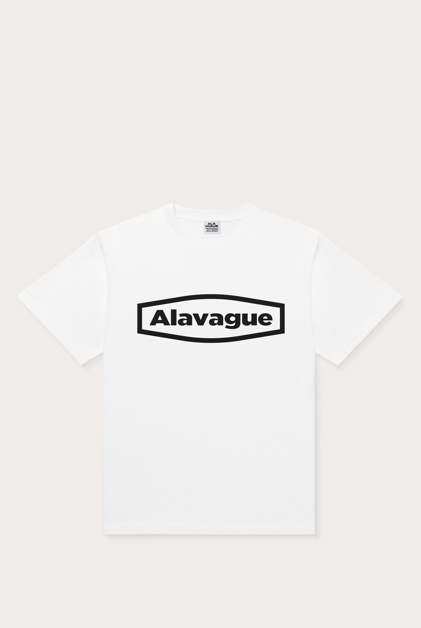 ALAVAGUE☆Wave Letter Long Sleeves T-Shirt Wave Letter Long Sleeve T-Shirt - White (worn by jin
