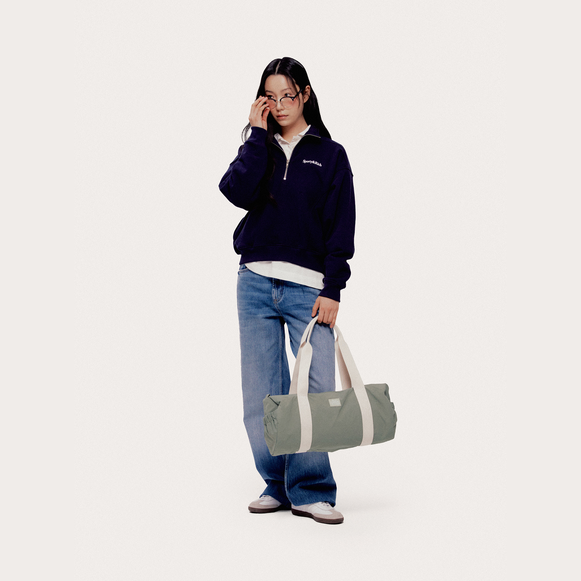 데이스 숄더백 L - 라이트 카키 - ALAVAGUE 데이스 숄더백 L - 라이트 카키 - ALAVAGUE