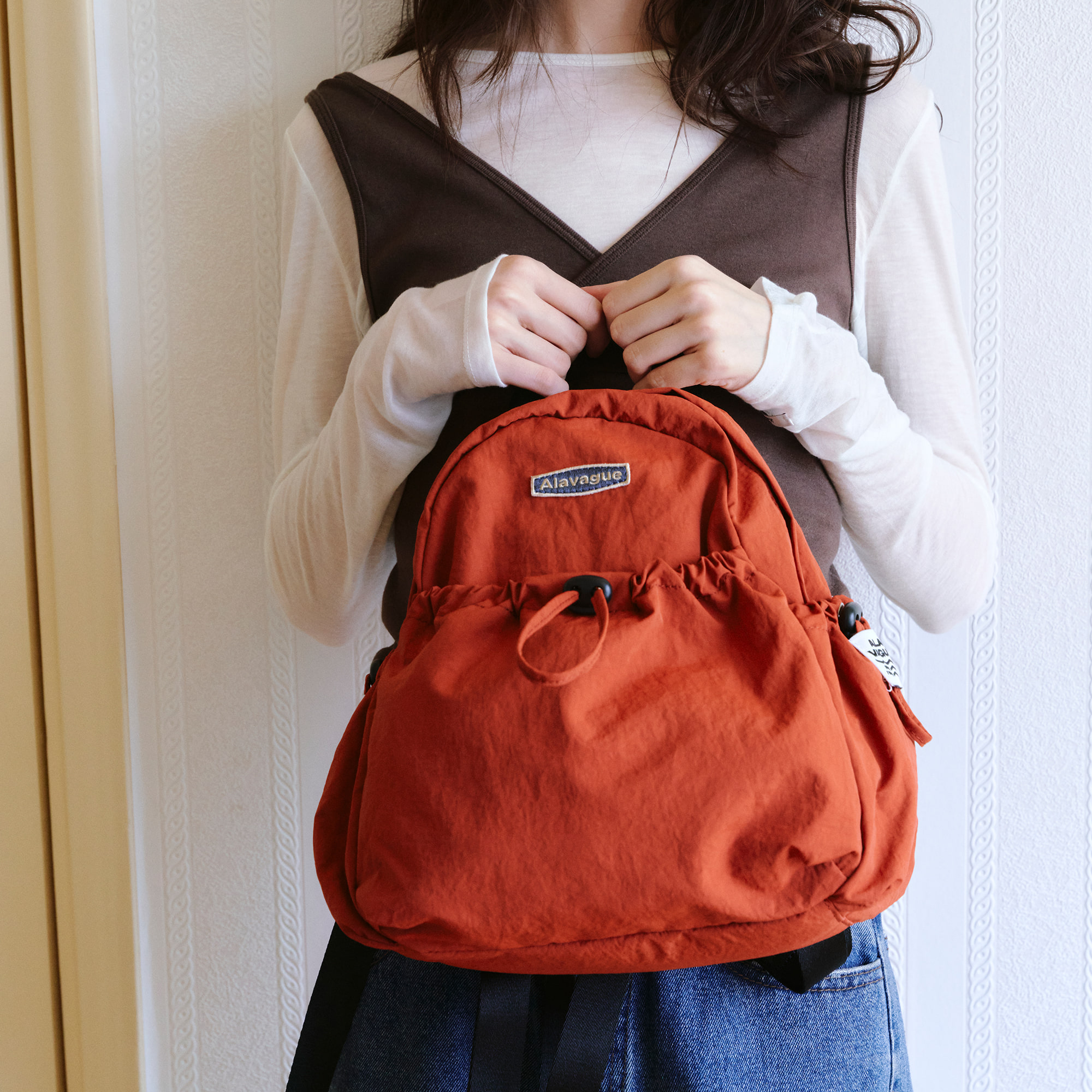 Alavague ジュゴンバッグ S - ブラック ジュゴン バッグ S - ブリック | ALAVAGUE