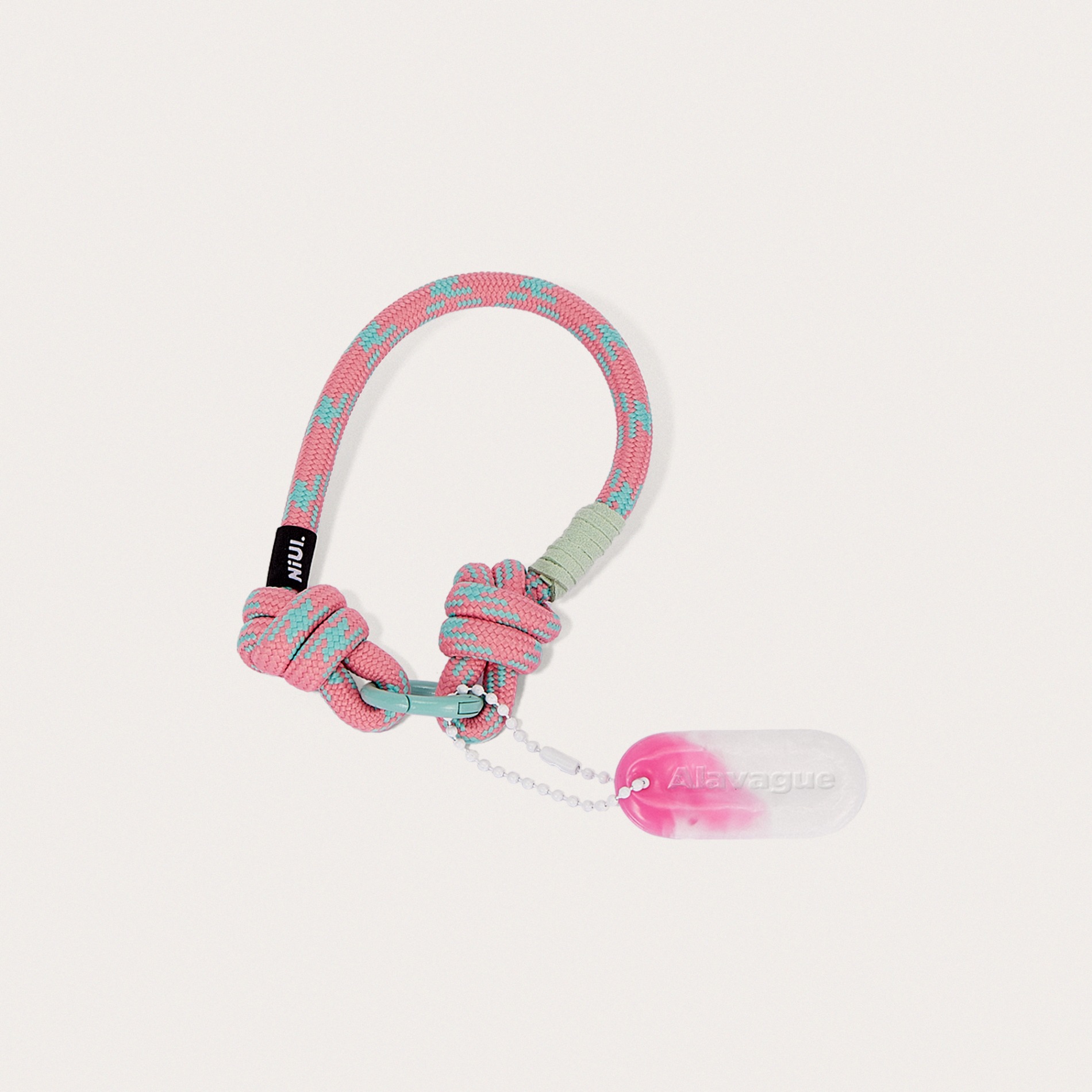 [ALAVAGUE X NiUl] Key Ring - Pink