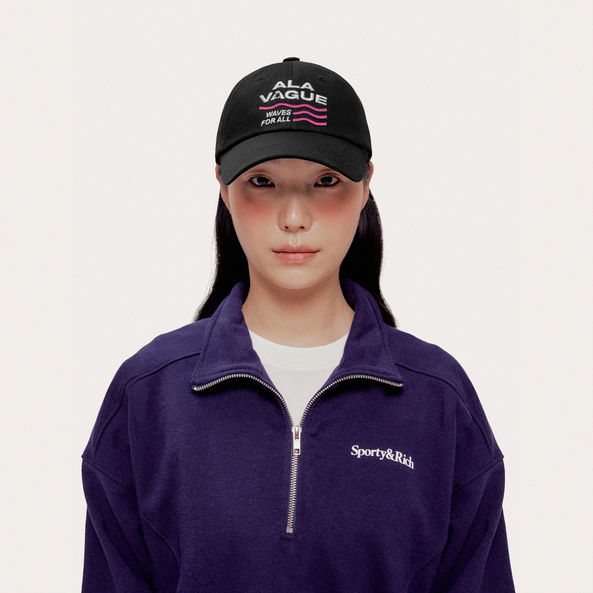 ALAVAGUE☆WAVE CAP 웨이브 캡 - 블랙 - ALAVAGUE
