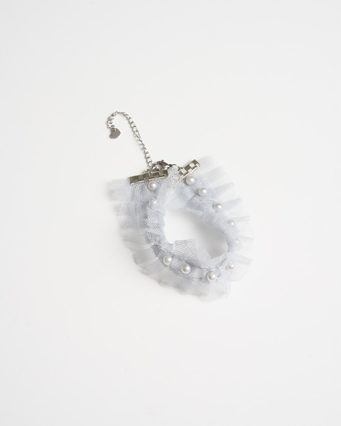 Frill 2-way Bracelet Navy ଓ - DAIN LEE
