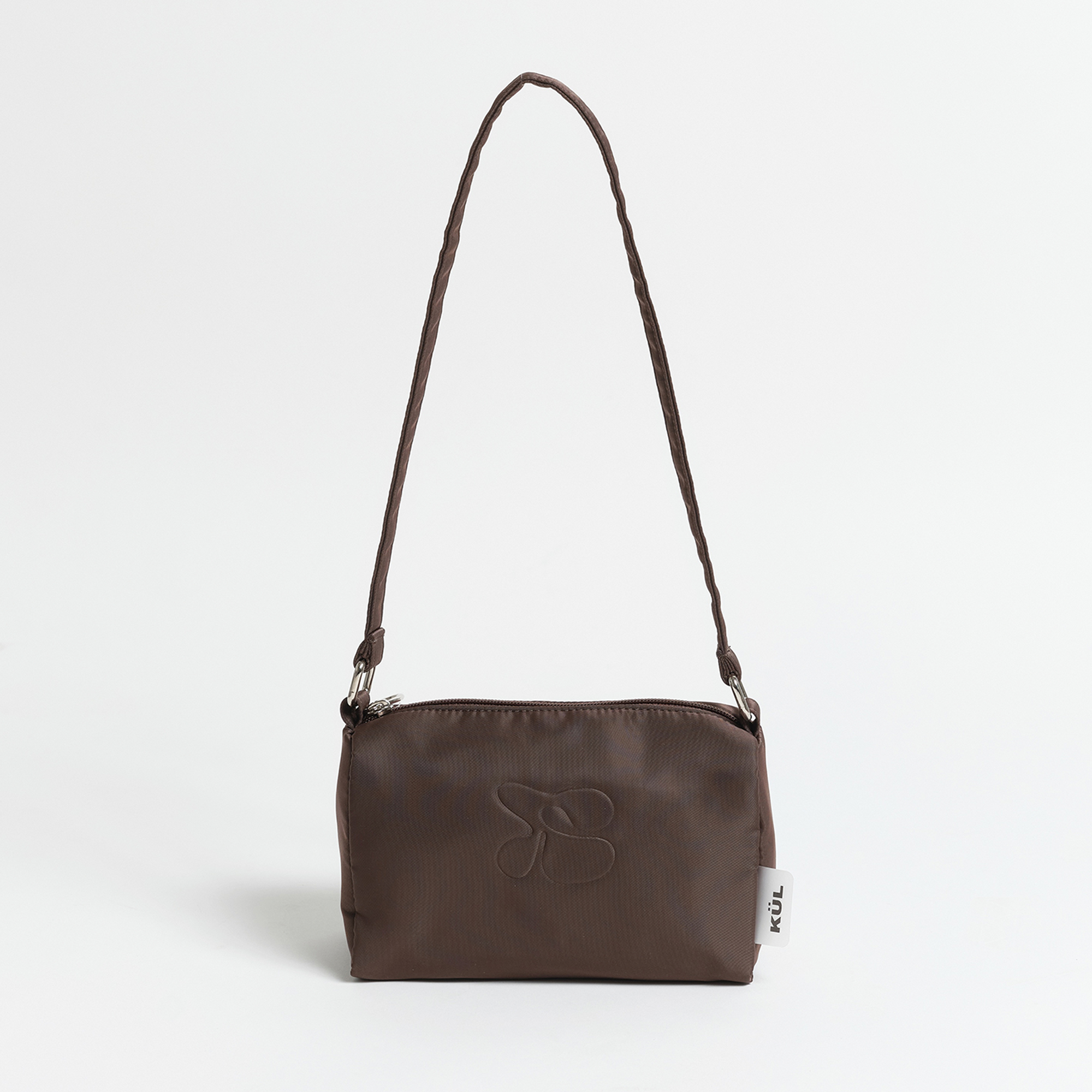 KÜL embossed mini bag [Vintage brown]