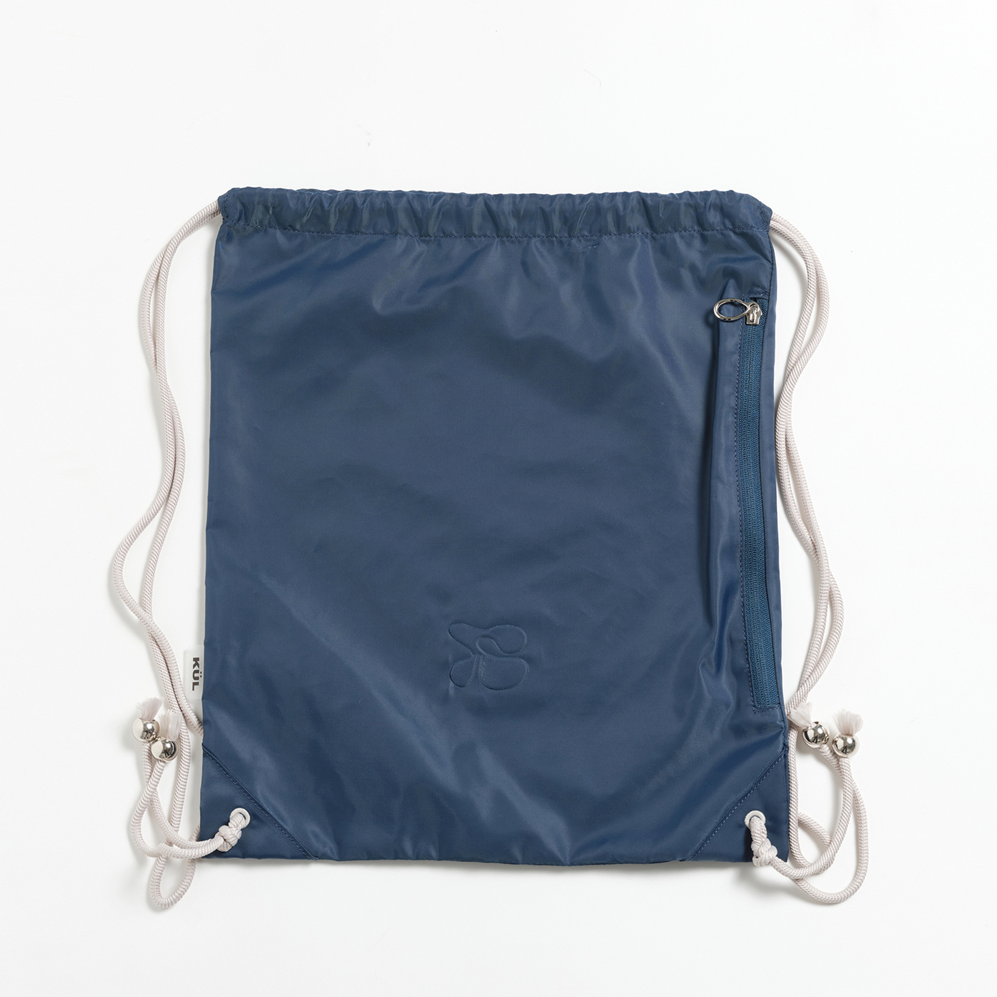 KÜL embossed string bag [Navy]