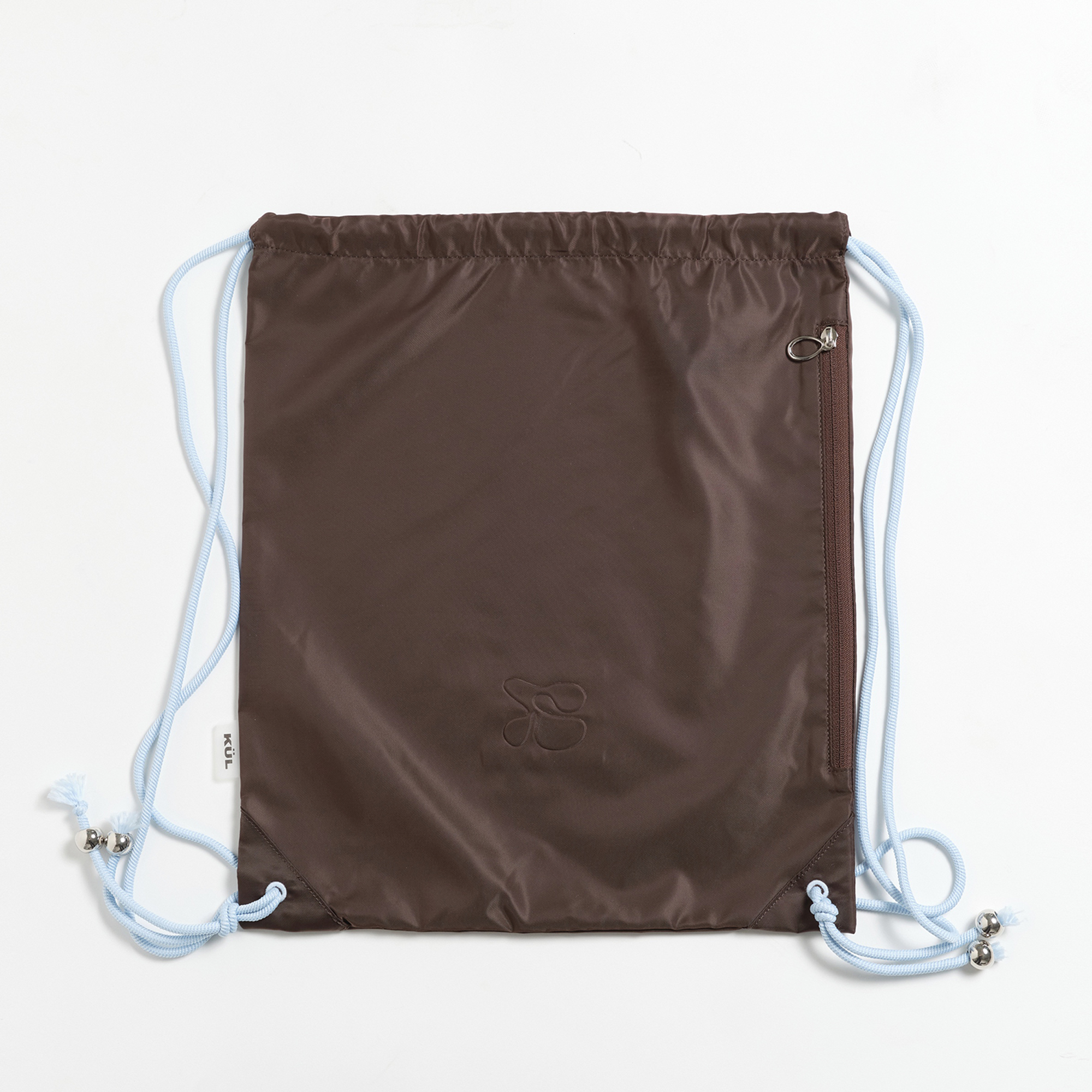 KÜL embossed string bag [Vintage brown]