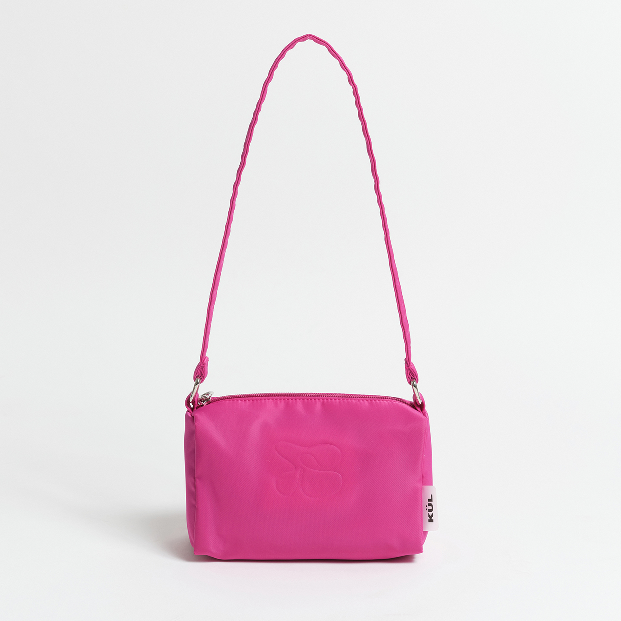 [B-grade] KÜL embossed mini bag [Magenta]