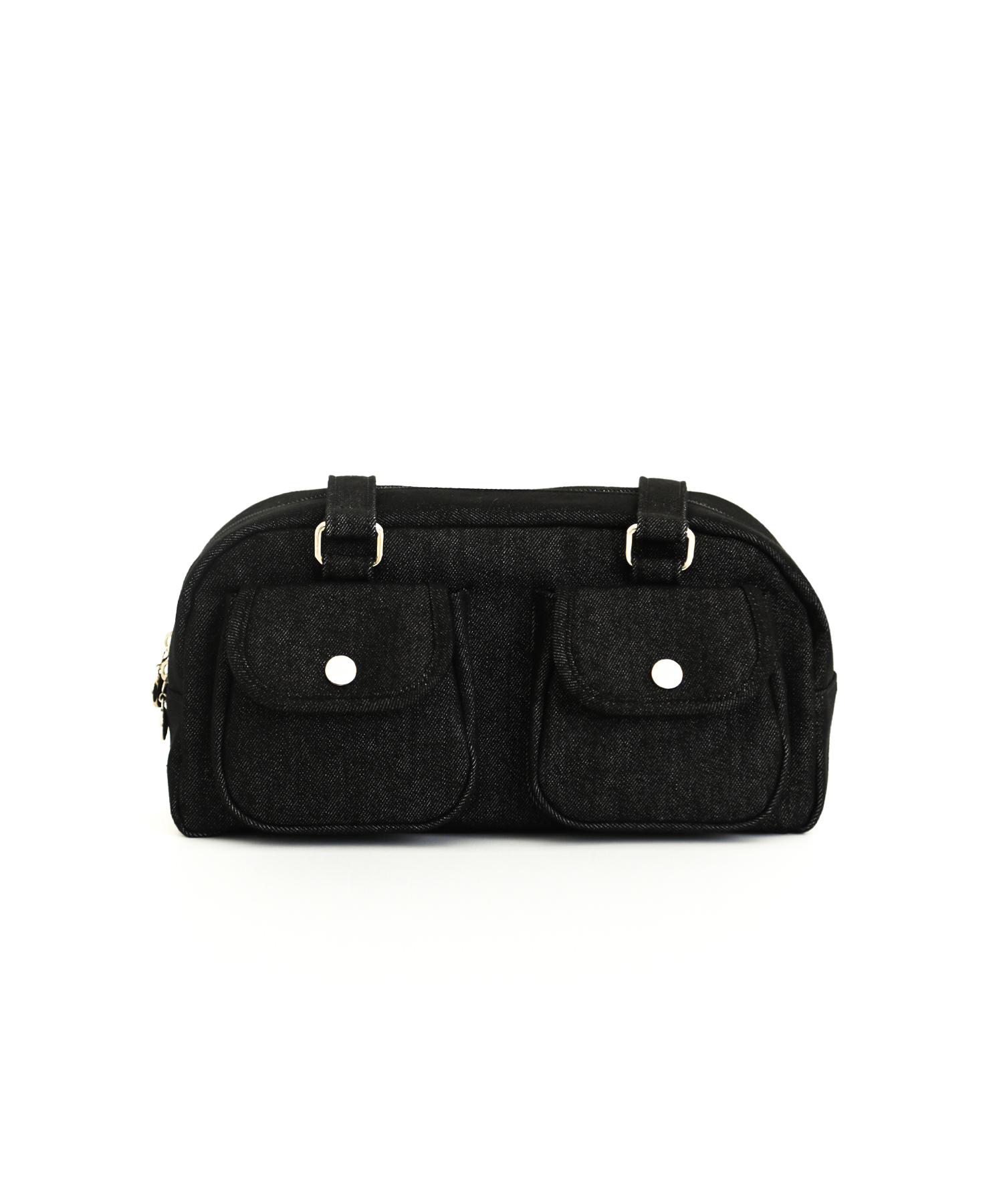 Pocket bag [Black denim]