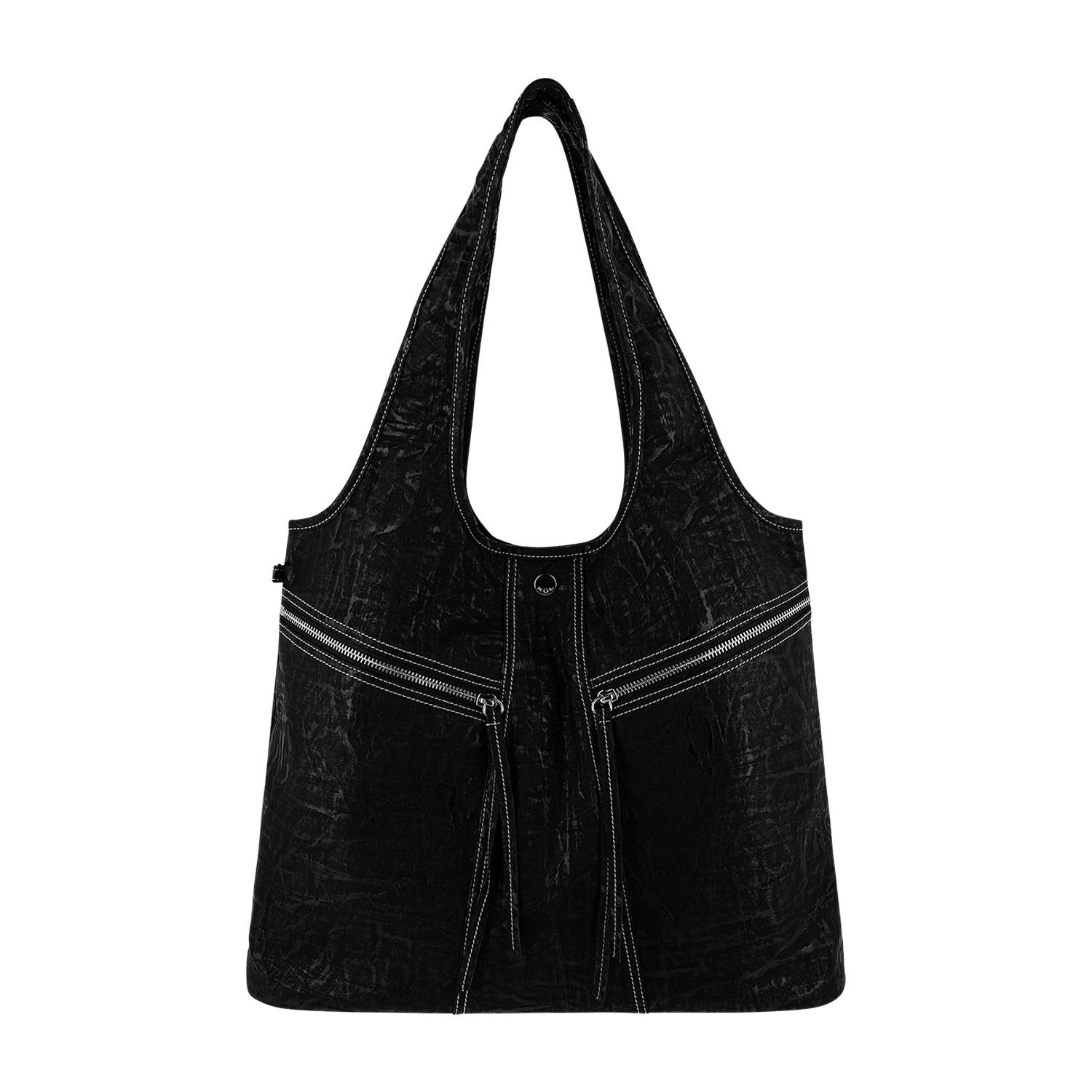 Vintage stitch bag [Black]