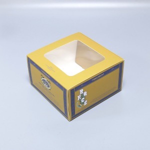 (제작) 접이식 창문형 케익 베이커리 도넛박스 인쇄 주문제작 / 최소수량 1,000장