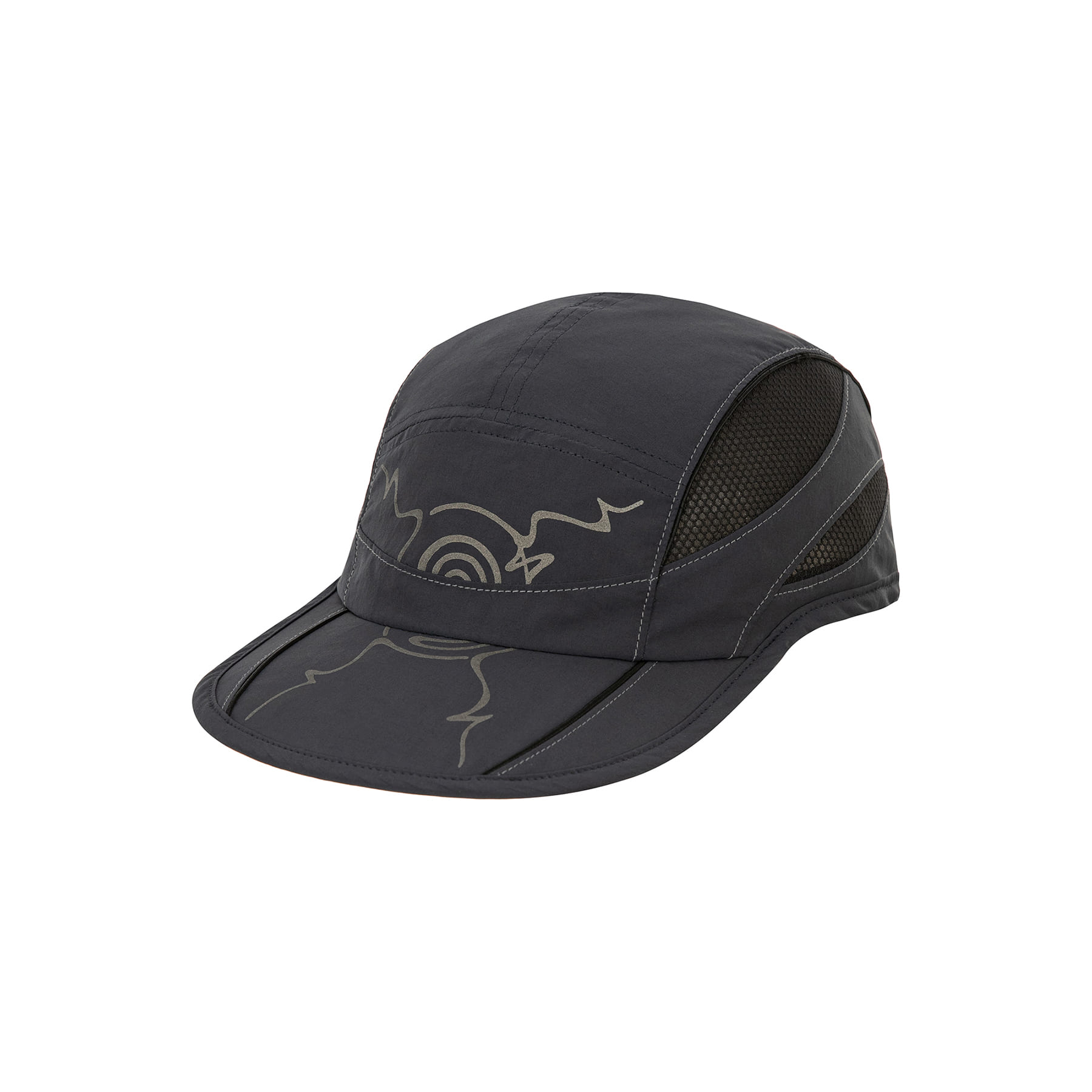 Curved Mesh Panel Cap_12USC908 CHARCOAL - SOHC