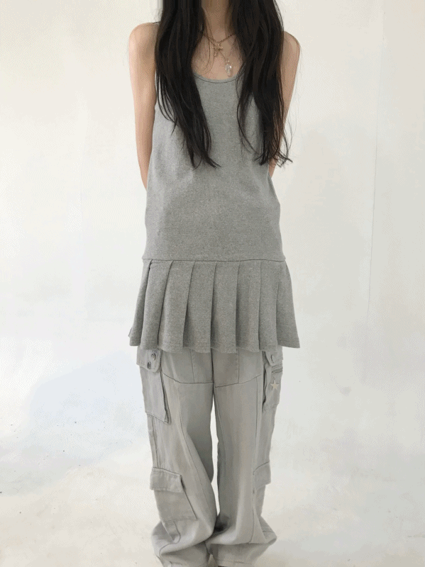 hippiedippy☆pleat inner ops pleat inner ops (3color) - hippiedippy 히피디피