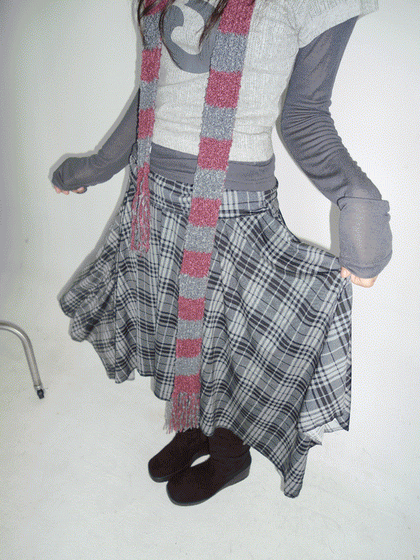 hippiedippy☆cookie check sk (2color) cookie check sk (2color) - hippiedippy 히피디피