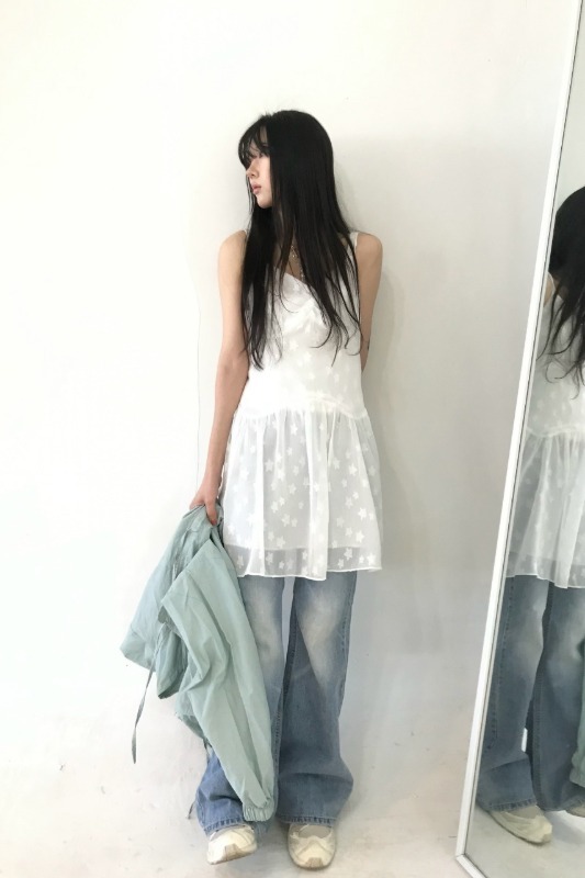 hippiedippy☆chiffon stars ops hippiedippy] Chiffon Stars OPS (2colour) – Ohue