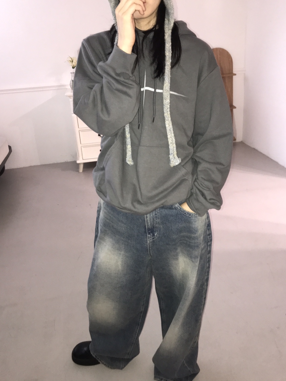 【hippiedippy】stitch denim pt stitch denim pt - hippiedippy 히피디피