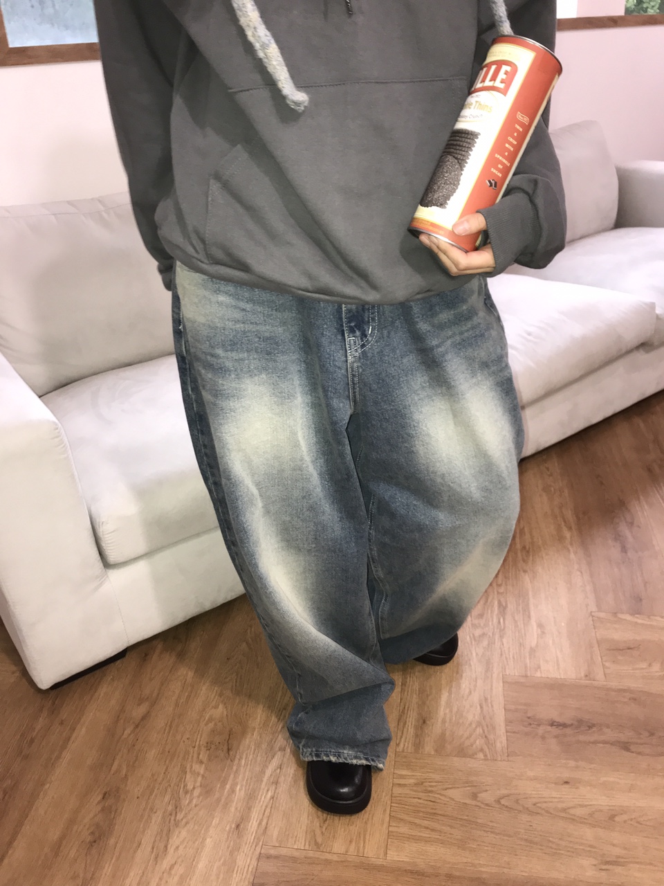 【hippiedippy】stitch denim pt stitch denim pt - hippiedippy 히피디피