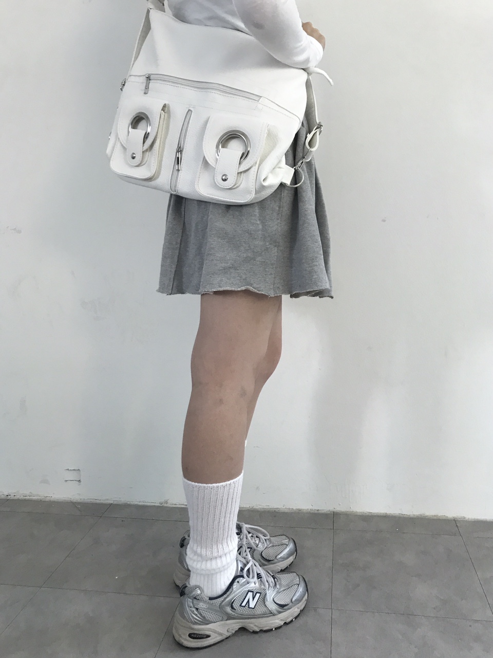 circle 2way bag (2color) - hippiedippy 히피디피