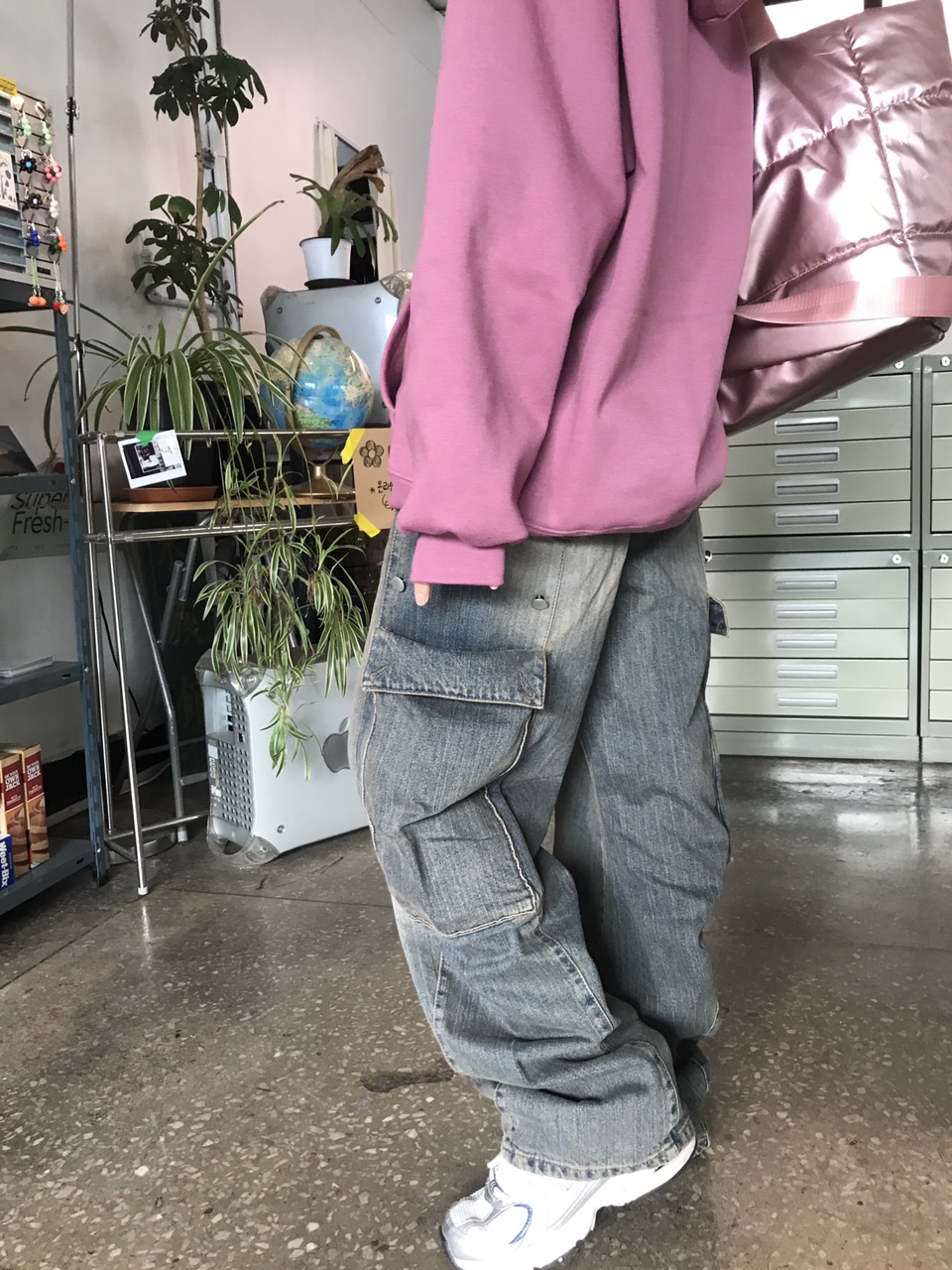【hippiedippy】stitch denim pt stitch denim pt - hippiedippy 히피디피