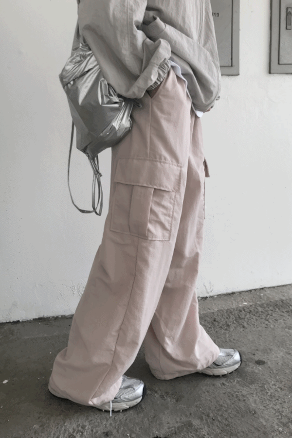 【hippiedippy】glossy cargo pants Pants - Pants - hippiedippy 히피디피