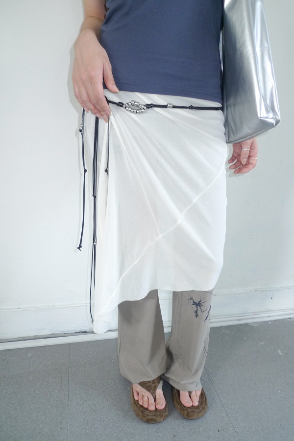 【hippiedippy】wave wrap skirt 히피디피 hippiedippy
