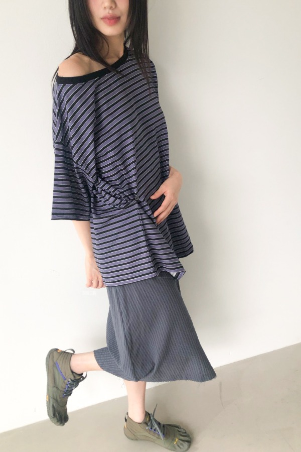 hippiedippy☆peony check ops peony check ops (3color) - hippiedippy 히피디피