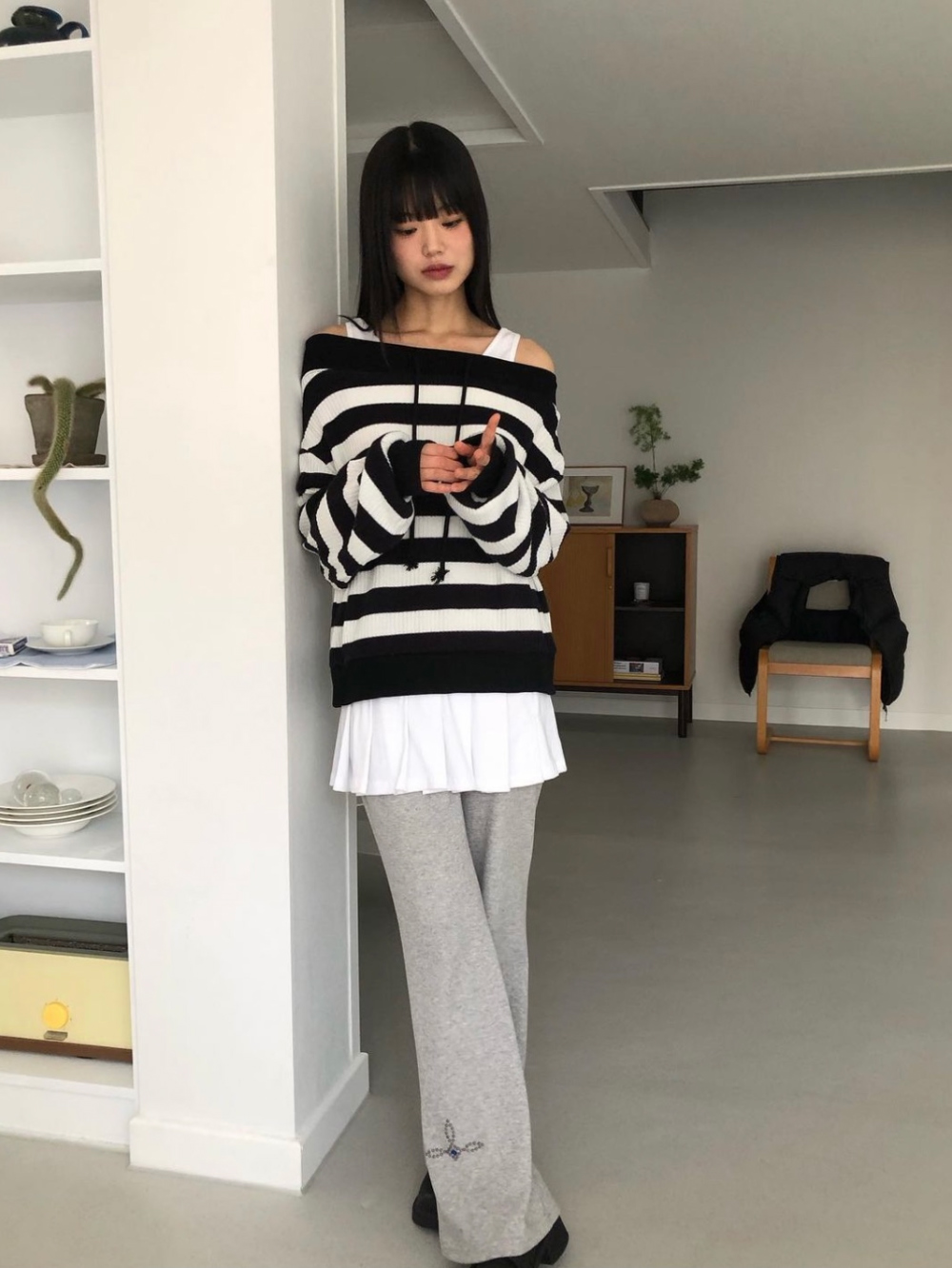 pleat inner ops (3color) - hippiedippy 히피디피