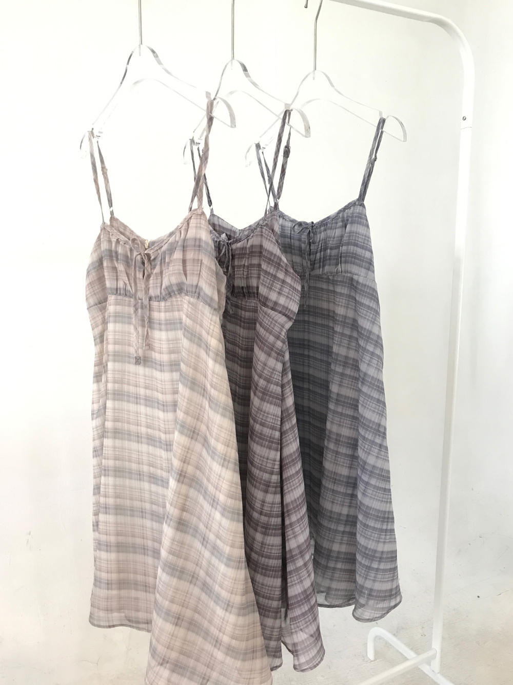 hippiedippy☆peony check ops peony check ops (3color) - hippiedippy 히피디피