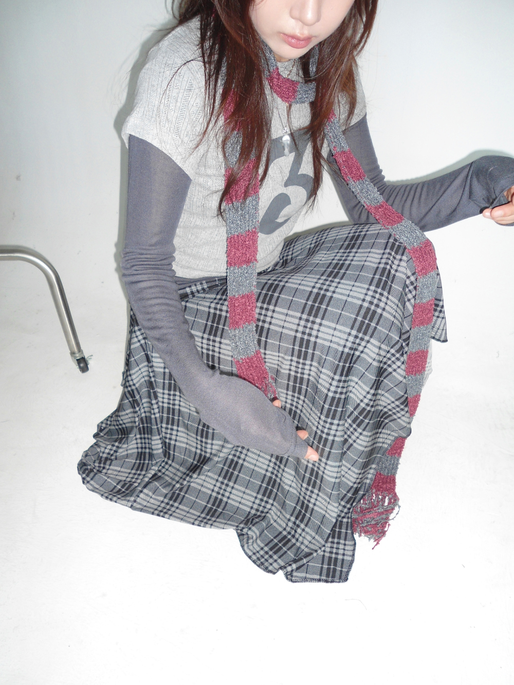 hippiedippy☆cookie check sk (2color) cookie check sk (2color) - hippiedippy 히피디피