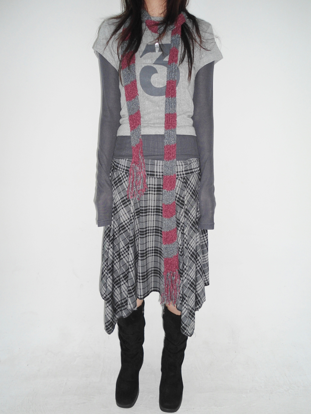 hippiedippy☆fringe knit muffler (5color) fringe knit muffler (5color) - hippiedippy 히피디피