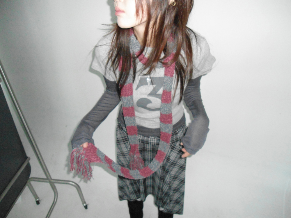 fringe knit muffler (5color) - hippiedippy 히피디피