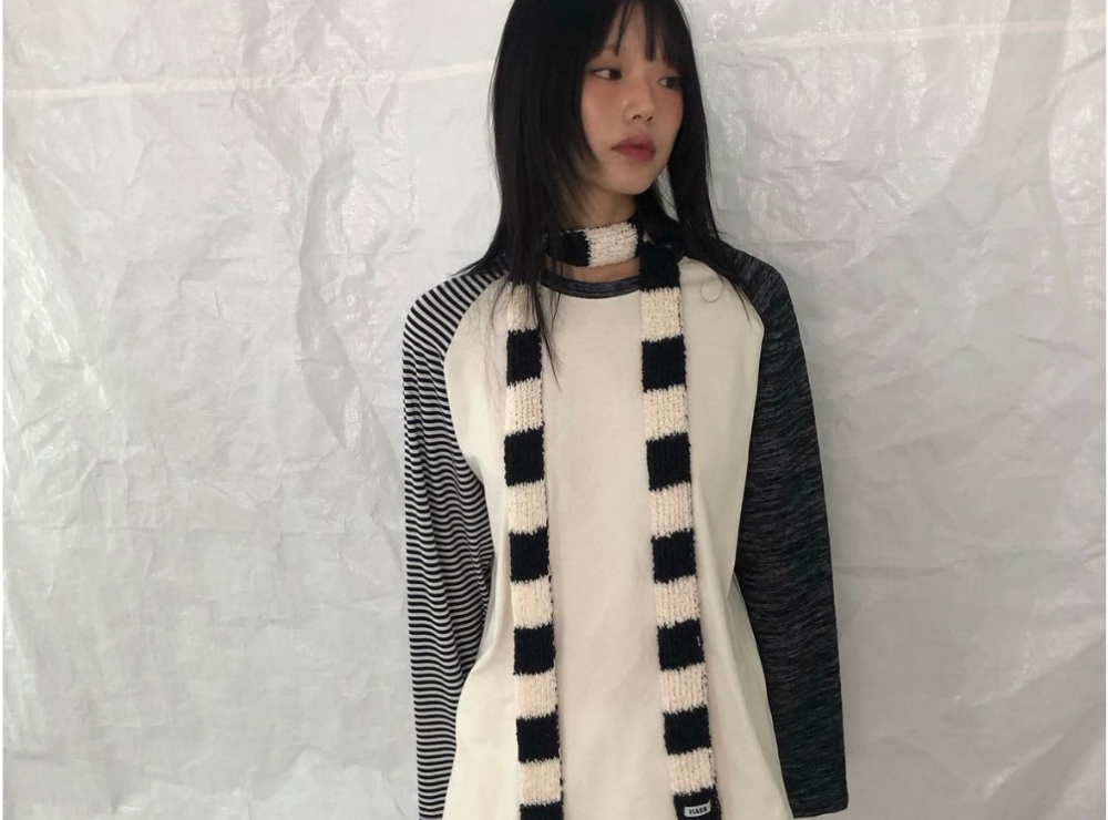 hippiedippy☆fringe knit muffler (5color) fringe knit muffler (5color) - hippiedippy 히피디피