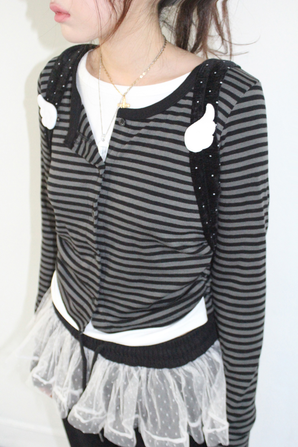 shirring stripe cd (2color) 상세 이미지 4