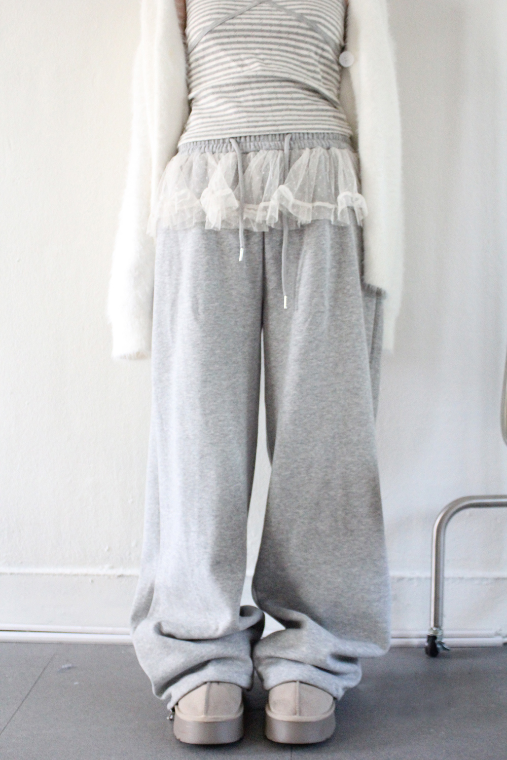 lovely peplum sweatpants (3color) 상세 이미지 20