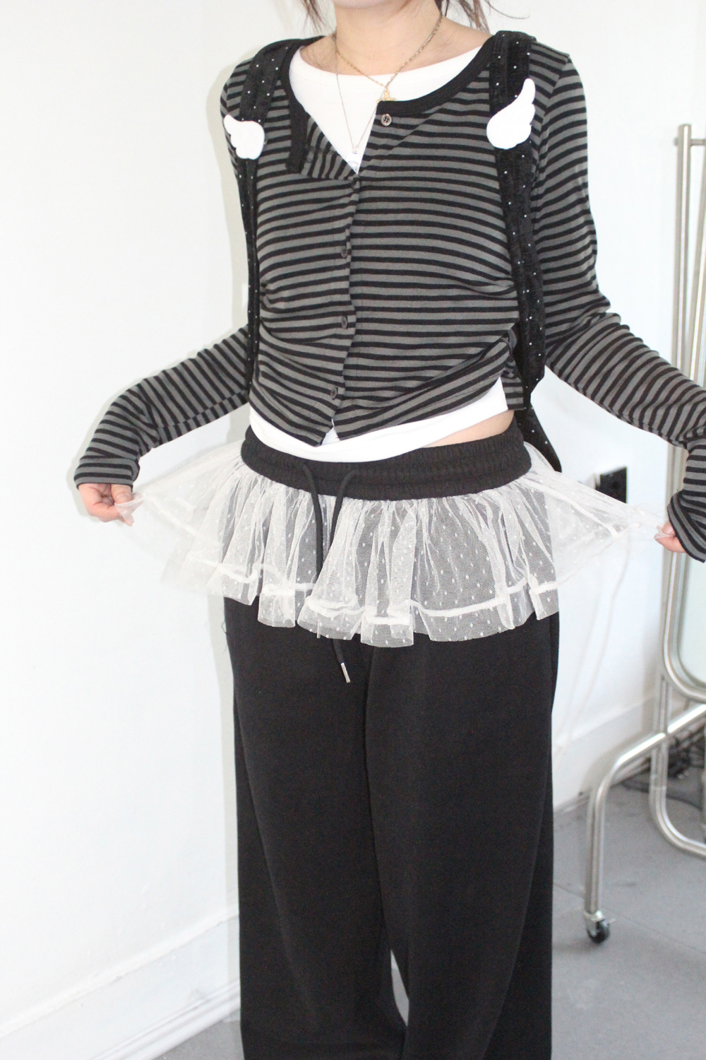 lovely peplum sweatpants (3color) 상세 이미지 9