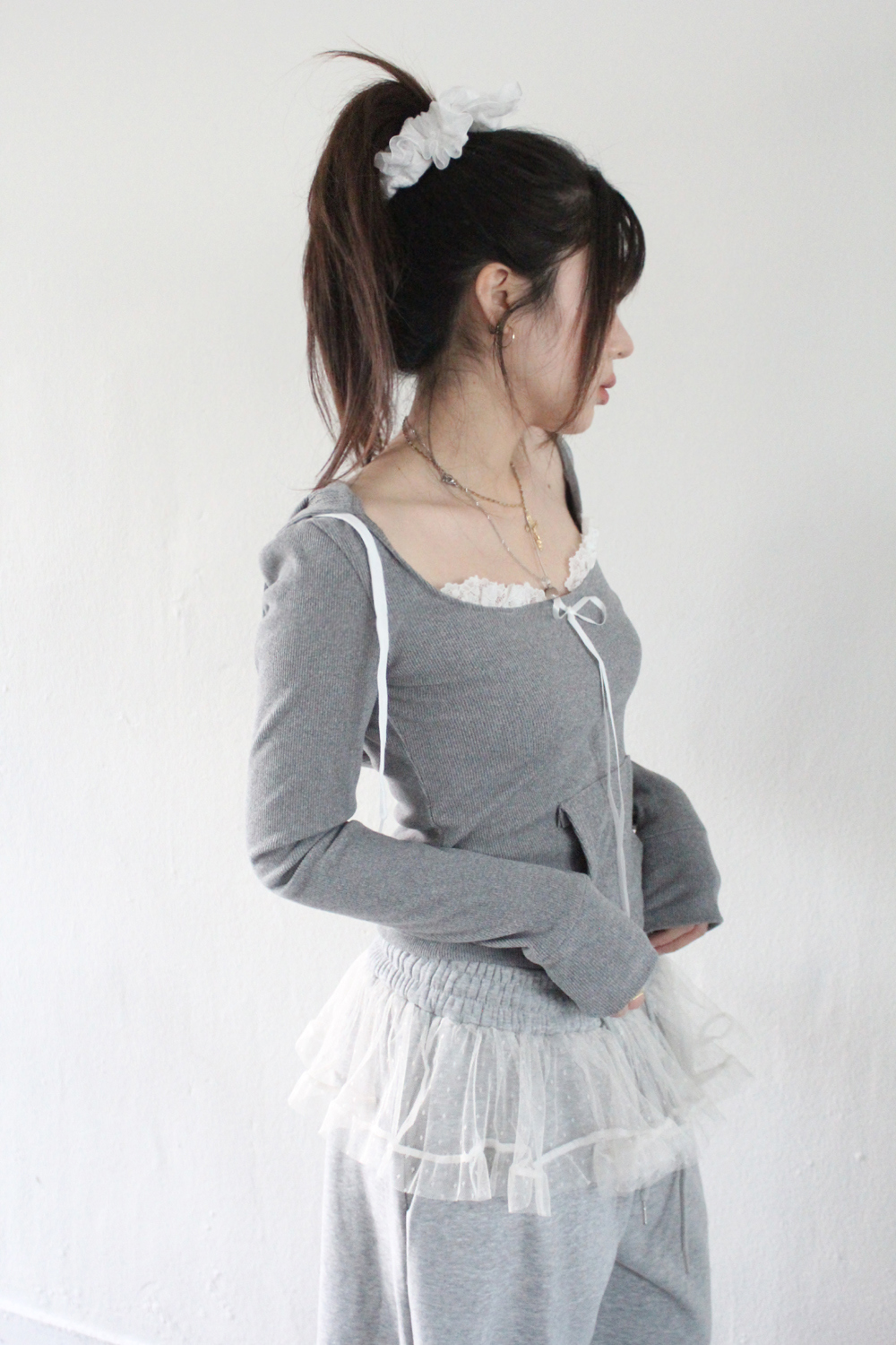 lovely peplum sweatpants (3color) 상세 이미지 13