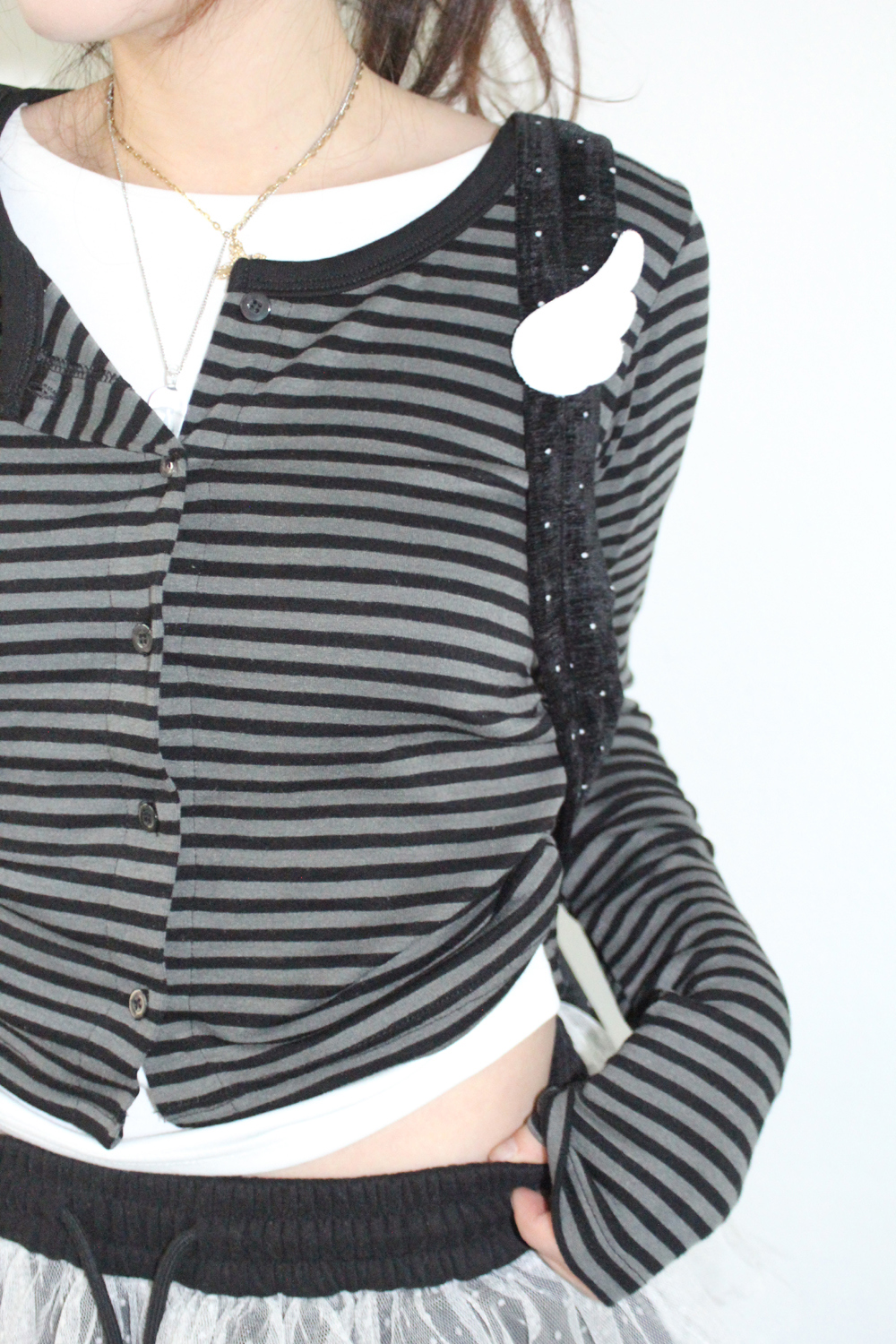 shirring stripe cd (2color) 상세 이미지 2