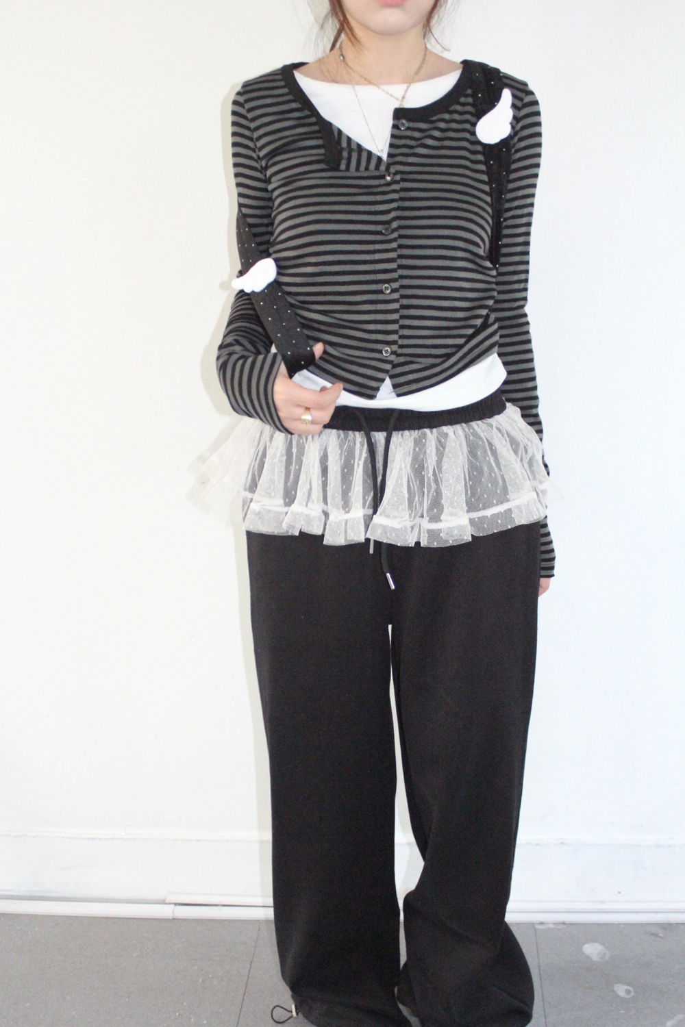 lovely peplum sweatpants (3color) 상세 이미지 6