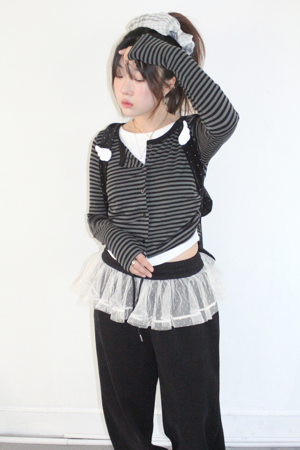 lovely peplum sweatpants (3color) 상세 이미지 7