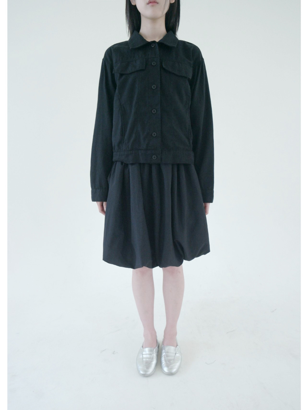 【hippiedippy】nylon pumpkin skirt nylon pumpkin skirt (3color) - hippiedippy 히피디피