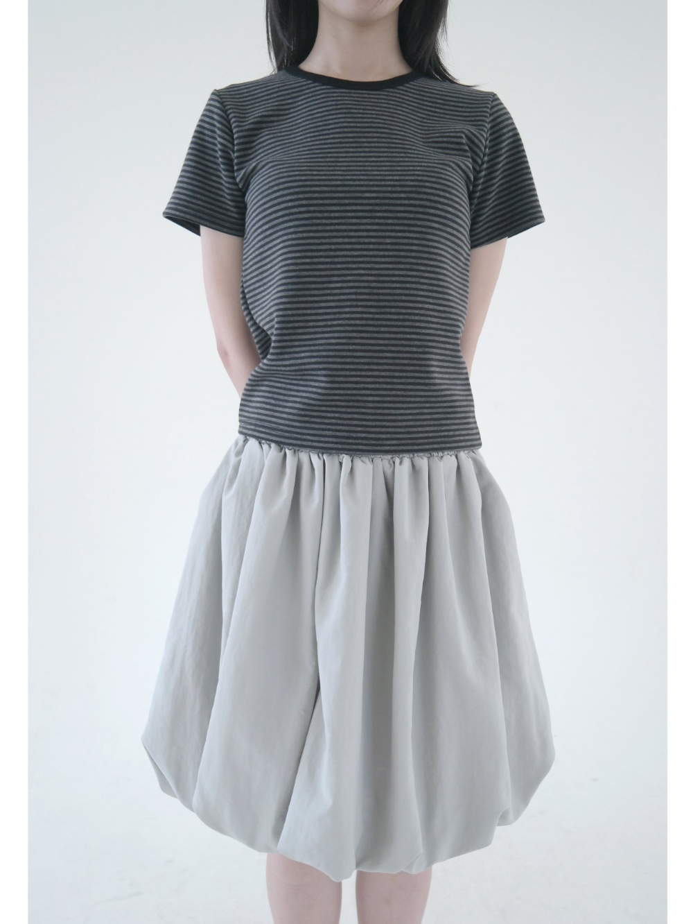 【hippiedippy】nylon pumpkin skirt nylon pumpkin skirt (3color) - hippiedippy 히피디피
