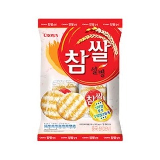 Crown Rice snack seolbyeong 128gm_exp Date 2024. 06. 23 [8801111922715]
