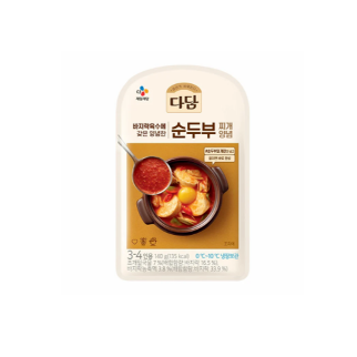 Dadam Soft Tofu Stew Sauce 140gm_exp date 2024. 08. 20 [8801007013466]