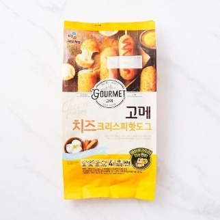 Non-Halal] Gourmet Cheese Crispy Hot Dog 340 gm_exp date 2024. 06. 11 [8801007678702]