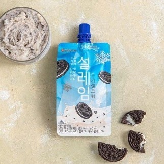 Lotte Seolreim Cookies &amp; Cream 170ml_packing date 2023. 08. 14 [8801062872893]