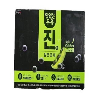 Namyang Delicious Soymilk Black Bean Sesame 190ml x 24_exp date 2024. 07. 07 [8801069418803]