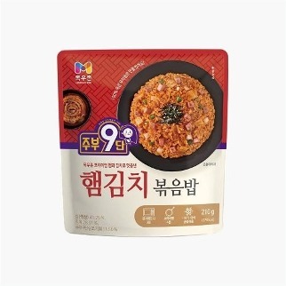 Mokuchon Jubu 9dan Ham &amp; Kimchi Fried Rice 210gm_exp date 2025. 02. 20 [8803712331835]
