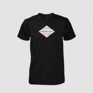 PDW AWESOME SAUCE T-SHIRT - BLACK