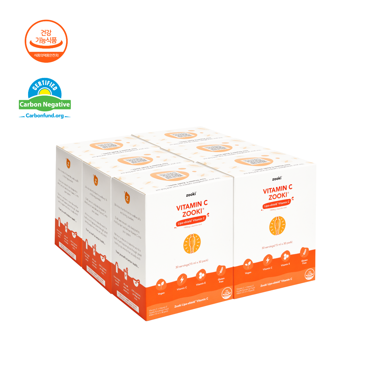 유어주키 리포조말 비타민C 1000mg 30 pack (한국 공식 수입원) 6BOX