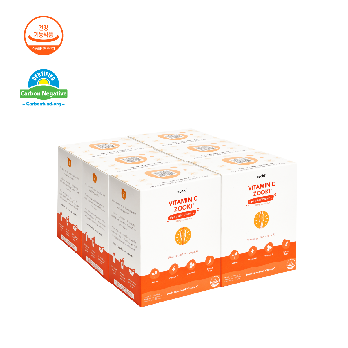 유어주키 리포조말 비타민C 1000mg 30pack (한국 공식 수입원) 6box