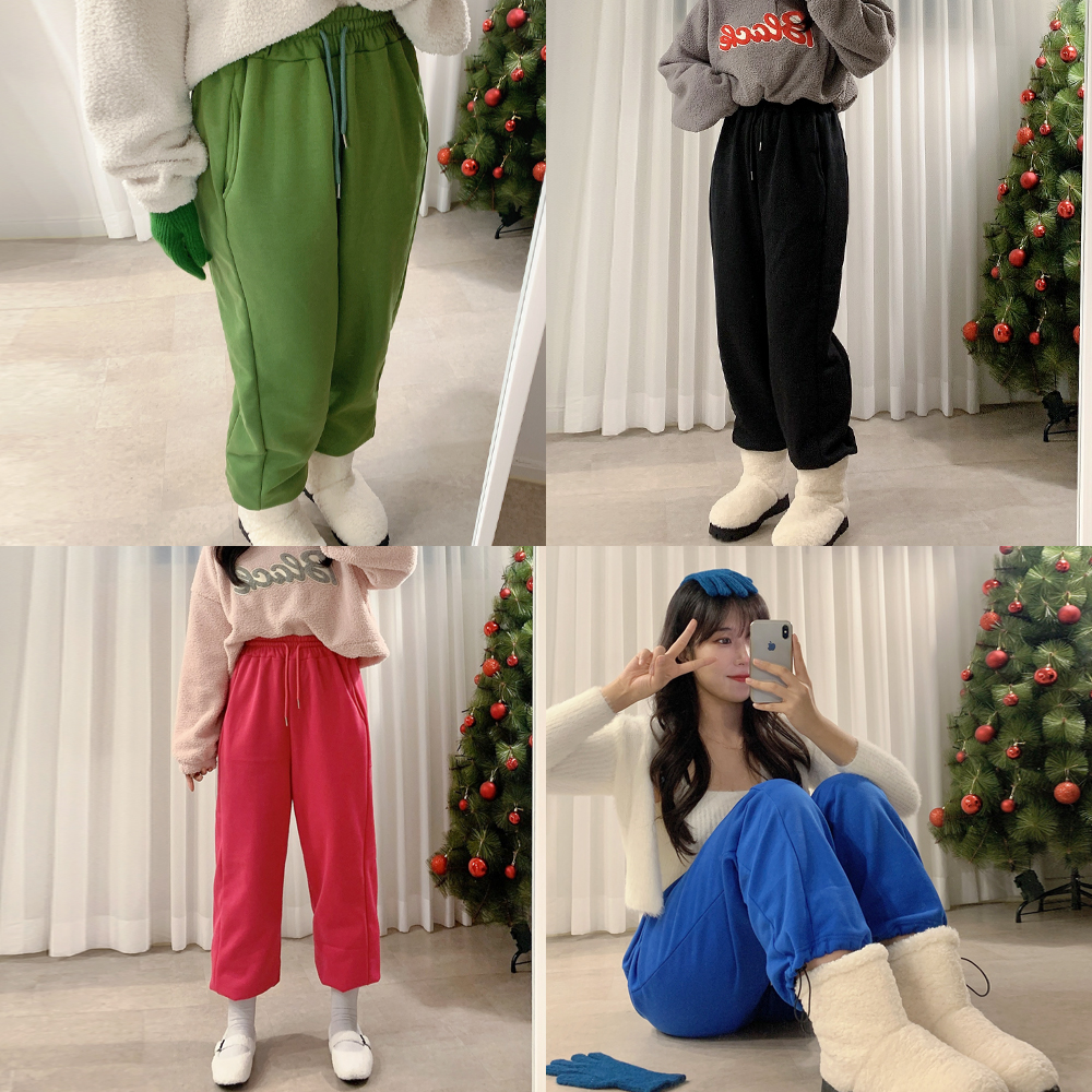 Men&#039;s and women&#039;s napping string jogger wide sweat pants